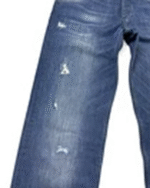 Hugo Boss Jeans W36 L34 Blue Distressed Stretch Denim Regular Fit Designer - Image 2
