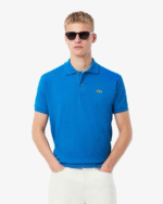 Lacoste Men's Classic Fit L.12.12 Original Polo Shirt In Denim Blue - Image 4