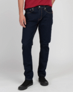 Levis 512 Slim Tapered Jeans In Dark Hollow Blue | 28833-0025