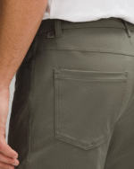 Lululemon Men's ABC Classic-Fit 5 Pocket Pant Warpstreme In Army Green - Image 4