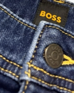 Boss Taber Jeans W33 L34 Blue Tapered Fit Mens Designer Denim - Image 2
