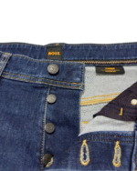 Boss Taber Jeans W33 L34 Blue Tapered Fit Mens Designer Denim - Image 3