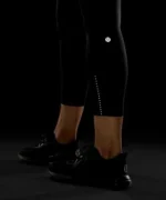 Lululemon Fast and Free HR Crop Tight 23’’ Reflective US 6 UK 10 Black LW6AUXS - Image 2
