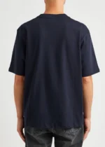 Ami Paris Men’s T-Shirt Size XL in Navy Blue - Image 4
