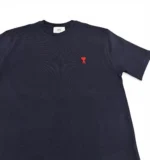 Ami Paris Men’s T-Shirt Size XL in Navy Blue - Image 7