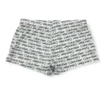 Calvin Klein Women's Sleepwear Shorts CK Micro Logo All Over In White 2 x Pack - Image 2