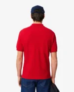 Lacoste Men’s Classic Fit L.12.12 Polo Shirt Red Size M - Image 7