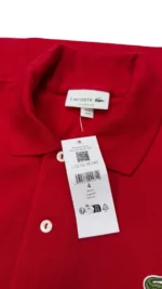 Lacoste Men’s Classic Fit L.12.12 Polo Shirt Red Size M - Image 11