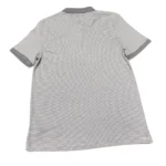 Calvin Klein Men's Regular Fit Cotton Pique Polo In Grey/White Size M - Image 8