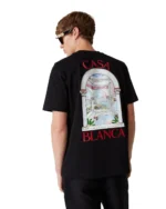 Casablanca Men's T-Shirt Le Passage in Black Size L - Image 5
