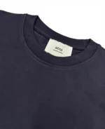 Ami Paris Men’s T-Shirt Size S in Navy Blue - Image 6