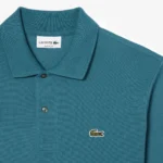 Lacoste Men's Classic Fit L.12.12 Petit Piqué Cotton Polo In Bleu-IY4 - Image 2