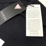 Guess Men's Regular Fit Barret Logo Long Sleeve T-Shirt In Black Size M - Image 8