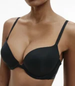 Calvin Klein Women's Flex Push Up Plunge Bra In Black | QF5613 - Image 2
