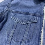 Levis Women's Original Sherpa Trucker Jacket In Blue 36136-0000 Size L - Image 7