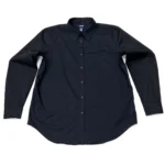 Chaps Women's Classic Fit Button Up Shirt Non Iron In Black Size L