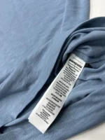 Patagonia Women's V-Neck Mainstay Short Sleeve Top In Light Plume Grey - Image 6