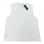 Tommy Hilfiger Women's Textured Tank Sweater In White Size EU XXL - Image 7