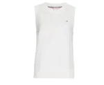 Tommy Hilfiger Women's Textured Tank Sweater In White Size EU XXL - Image 10