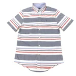 Tommy Hilfiger Men's Regular Fit Short Sleeve Striped Shirt In Multicoloured