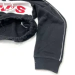 Levi’s Women's Colorblock Cinched Cropped Hoodie | Mineral Black Size M - Image 9