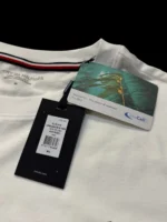 Tommy Hilfiger Men’s Logo Stripe T-Shirt Size M – White - Image 4