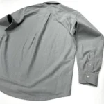 Tommy Hilfiger Men’s Classic Fit Chambray Shirt With Pocket In Grey Size L - Image 2