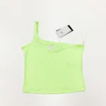 Nike Womens Air Asymmetrical Tank Top In Green Size S DD5453-303 - Image 5