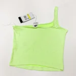 Nike Womens Air Asymmetrical Tank Top In Green Size S DD5453-303 - Image 8