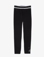 Lacoste Women s SPORT Printed Waist Leggings In Black