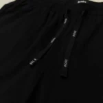 Hugo Boss Men's Stretch-Cotton Shorts With Contrast Logo and Drawcord In Black - Image 14