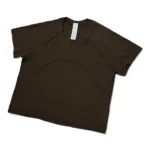 Lululemon Swiftly Tech Cropped Short-Sleeve T-Shirt 2.0 Espresso Dark Brown - Image 3