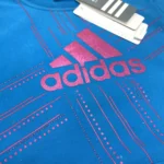 Adidas Women's Performance Crewneck Long Sleeve Sweatshirt In Turquoise/Pink In - Image 7