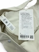Lululemon Racerback High-Neck Longline Bra Size US 6 UK 10 in White LTIV - Image 4