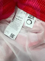 BOSS Men's Swim Shorts With Seasonal Pattern In Red - Image 4