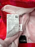 BOSS Men's Swim Shorts With Seasonal Pattern In Red - Image 5