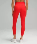 Lululemon Wunder Train High-Rise Leggings with Pockets 25" In Red - Image 5