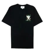 Casablanca Le Jeu Printed T-Shirt Black Tennis Graphic Size M