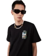 Casablanca Men’s LA Night Short Sleeve T-Shirt Black Size XL - Image 4