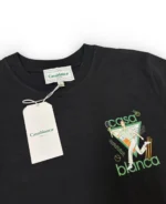 Casablanca Le Jeu Printed T-Shirt Black Tennis Graphic Size M - Image 6