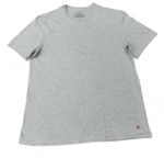 Tommy Hilfiger Men's Crew Neck Short Sleeve T-Shirt In Grey In Size L - Image 4