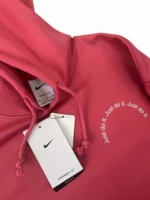 Nike Women’s Club Fleece Pullover Hoodie Size M in Pink - Image 2