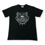 Kenzo Men's Tiger Print T-Shirt In Black/Grey Size M